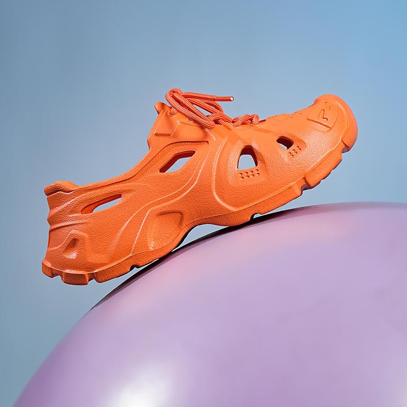 2024 летние новые мужские и женские туфли на высокой эластичной резинке, садовая обувь из ЭВА на толстой подошве, пляжная обувь для дома и улицы, 37-45