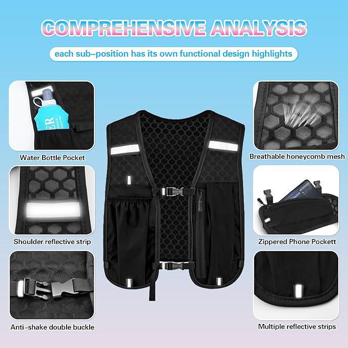 Легкий рюкзак для бега и велоспорта с держателем для телефона для активного отдыха