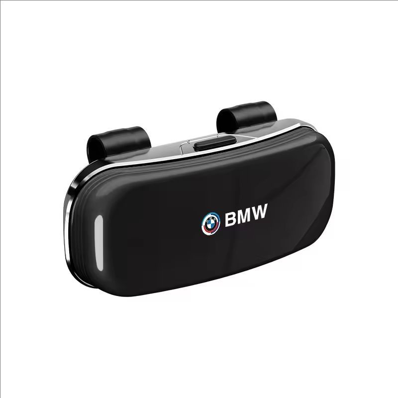 For BMW 1 2 3 4 5 6 7 Series X1 X2X3X4 X5 F48 E70 E90 E60 G30 G20 Press Switch Car Glasses Box Sun Visor Glasses Holder/ Sticker ER4