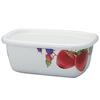 Fuji Enamel Эмалированный контейнер для хранения Fruitas Collection, Квадратный, 0.6 л, 2, FTCS-B1
