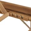 Folding Sun Lounger Solid Acacia Wood
