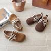 Весна/Осень 2026 Девочки Birkenstock Princess Кожаные Мокасины - Мягкая Подошва Детская Обувь