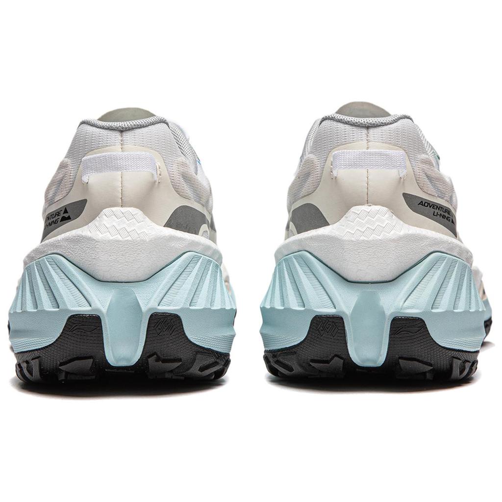 Li Ning A-Silk Technology Стабильная амортизация Нескользящая износостойкая поддержка отскока Низкие повседневные кроссовки для бега Мужские кроссовки Off-White ARNU003-1