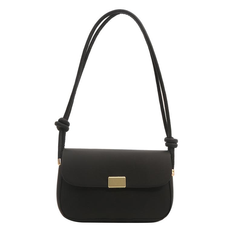 Простая женская сумка 2024 года, китайский Новый год, новый однотонный трендовый корейский вариант, сумка под мышкой, сумка через плечо, маленькая квадратная сумка, сумка из тофу