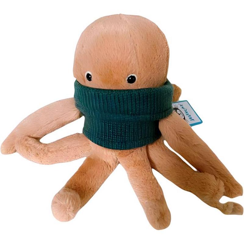 Jellycat Свитер Серии Океан Осьминог k Кукла Плюшевая Кукла Высотой 20 см