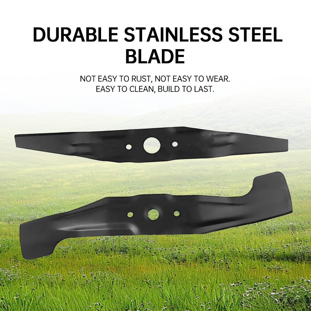 2 Pack 72511-VL0-S00 72531-VH7-000 21 Inch Mower Blade Set Compatible with for HRR2169PKA HRR2169VKA HRR2169VLA HRR2169VYA HRX217 HRX217K1 HRX217 HR