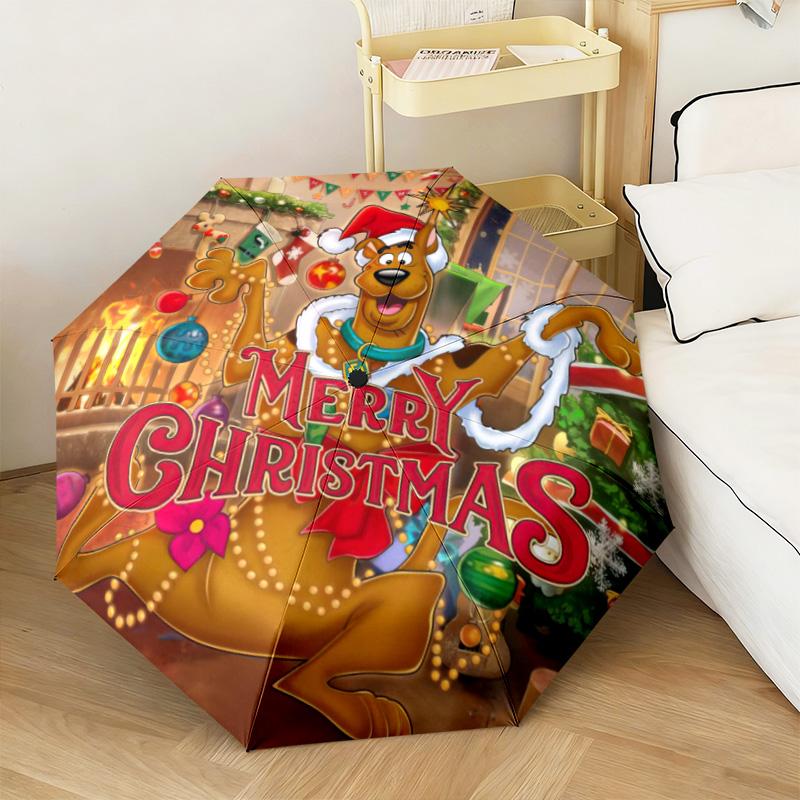 Halloween fantasy comedy adventure cartoon movie Scooby-Doo umbrella is suitable for all seasons, including home travel and outdoor activities Y13