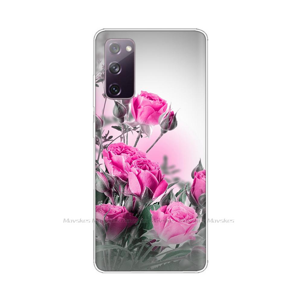 Чехол для Samsung S20 FE 4G 5G Мягкий ТПУ Силиконовый Чехол для Телефона Для Samsung Galaxy S20 Fan Edition S20 Lite FE S20FE Задняя Крышка Funda