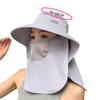 Sun Protection Fisherman Shawl Hat Breathable Mountaineering Cap Casual Sun Protection Cap  Women
