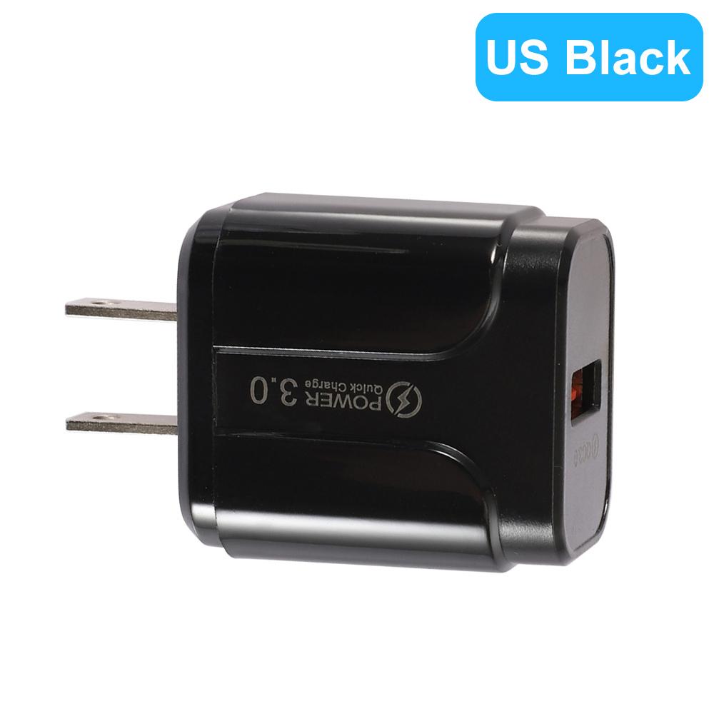 18 Вт QC 3.0 3A быстрое зарядное устройство USB зарядное устройство Quick Charge 3.0 зарядное устройство для телефона iPhone для Samsung Xiaomi Redmi EU US Plug