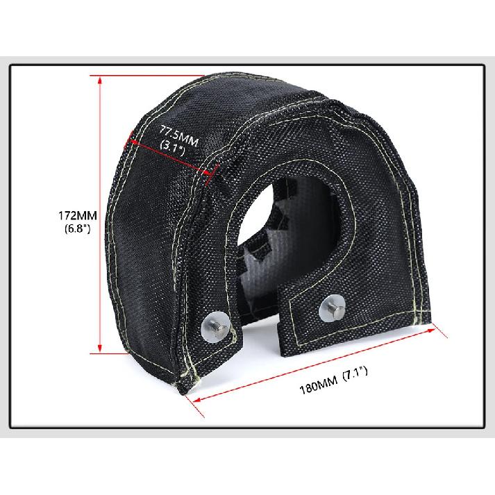 T3 Turbo Heat Shield Turbocharger Blanket Cover For T2 T25 T28 GT28 GT30 GT35 Turbine Housing Car engine Protection Wrap