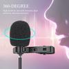 USB Computer Recording Lapel Clip Microphone Portable Mini Conference Microphone