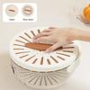 Drain Basket Multifunctional Fruit And Vegetable Strainer with Handle Covered Storage Container for Kitchen