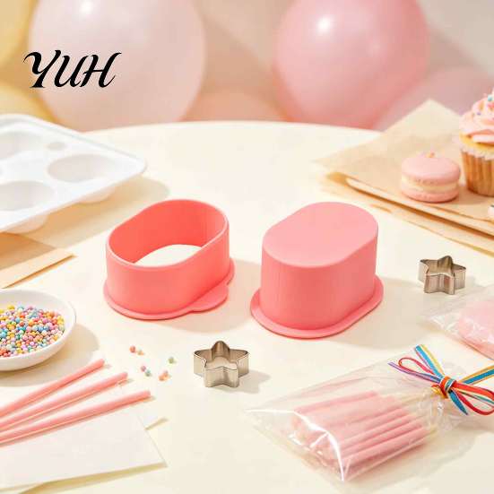 Home Baking Accessories Cake Pop Mold Set, DIY Oval Shape Molds, Durable Party Treat Decorating Set PLA Dessert Tools for Birthday Parties And