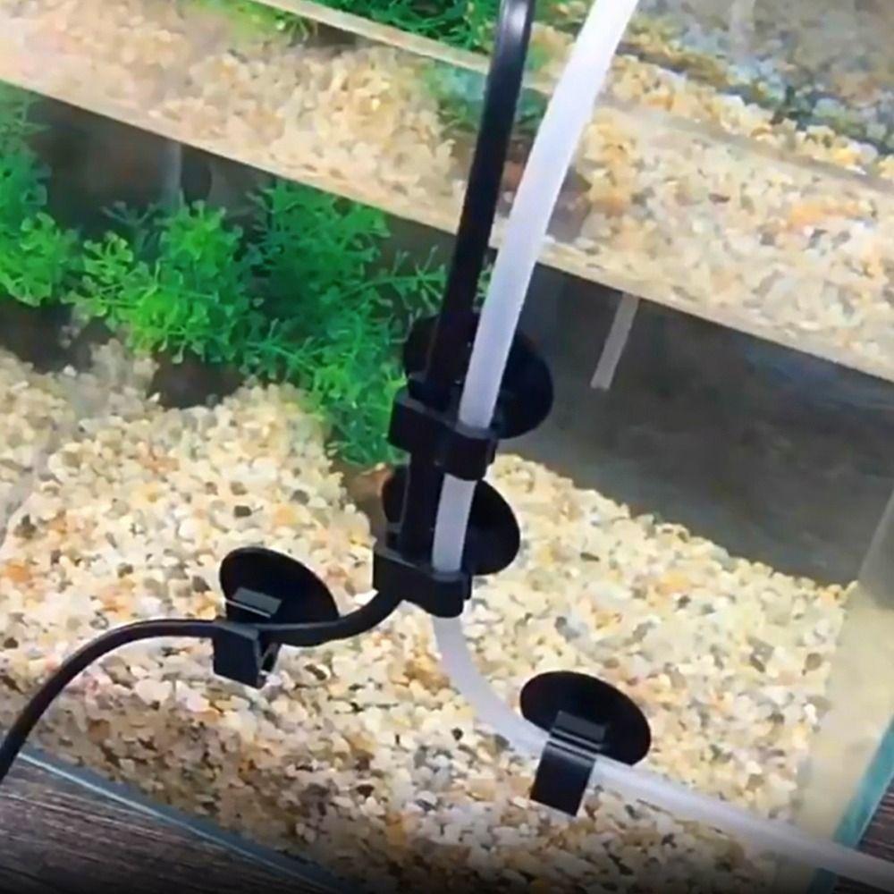 10Pcs ABS Plastic Rubber Aquarium Suction Cup Clip Oxygen Tube Clip  for Power Cord Filter Wire