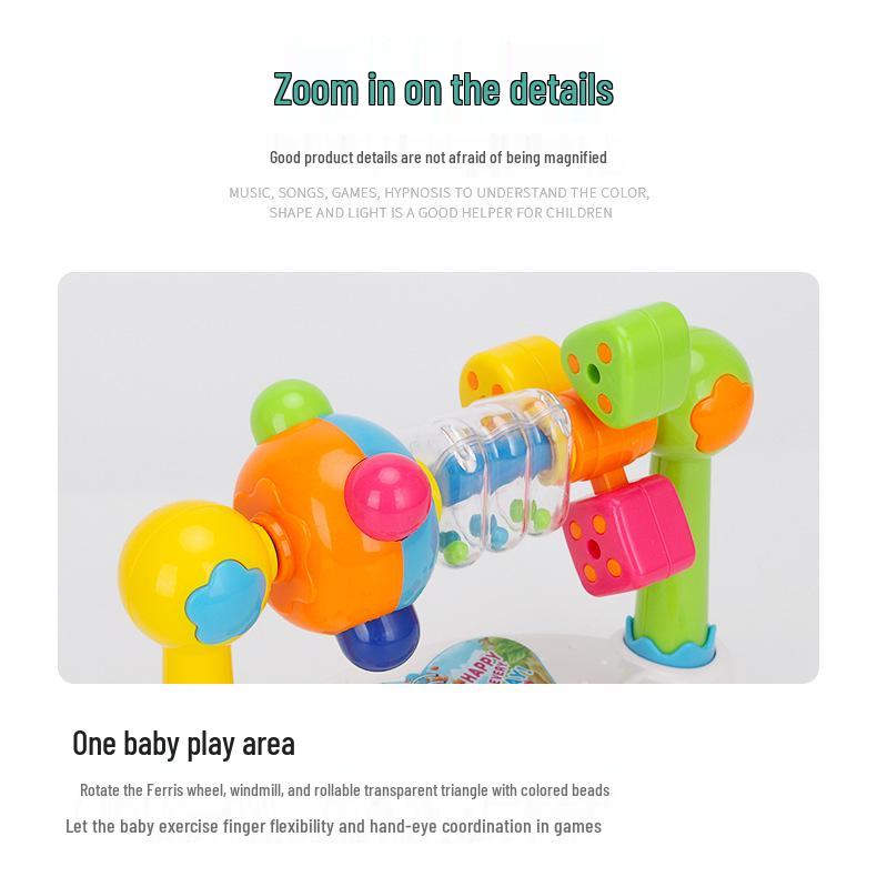 Multifunctional Baby Electronic Keyboard with Lights - Early Education and Singing Musical Instrument