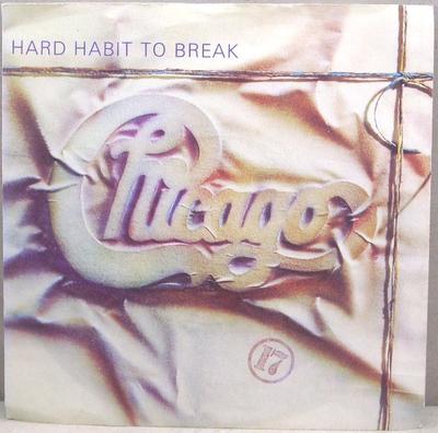 7-дюймовая пластинка CHICAGO - Hard Habit To Break W9214 Warner Bros. Re 1984 UK Рок Б/У