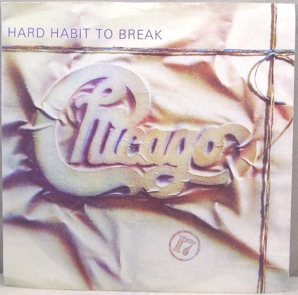 7-дюймовая пластинка CHICAGO - Hard Habit To Break W9214 Warner Bros. Re 1984 UK Рок Б/У