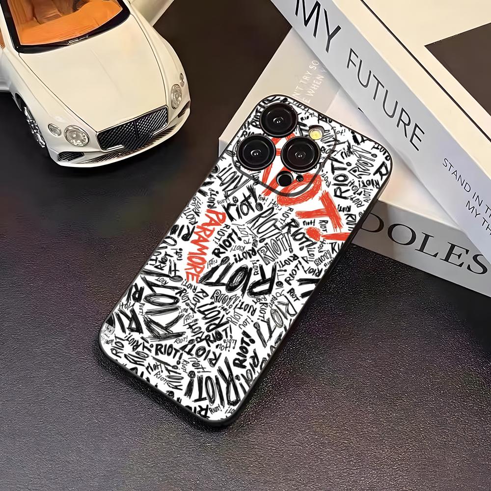 Крутой чехол Paramore для телефона iPhone 16 Pro Max, 17 Pro Max, 14, 15 Plus, 12, 13, 11 Pro, Xr, X, Xs, SE, задняя крышка