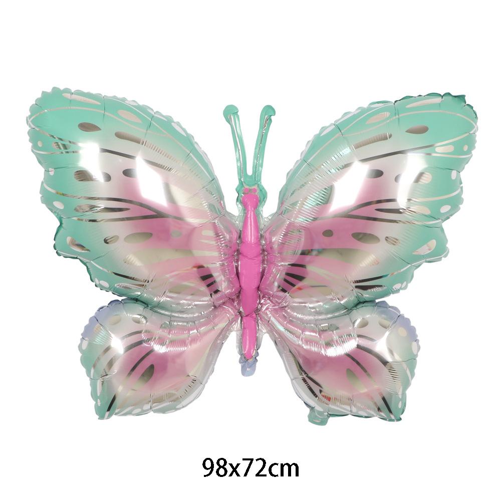 Large Butterfly Aluminum Foil Balloons Butterfly Helium Air Globos Birthday Party Decorations Baby Shower Kids Toy Photo Props 5