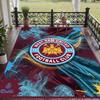 Soft Floor Carpet West Ham United Football Pattern Area Rug Decorative Mat For Home Room Decoration