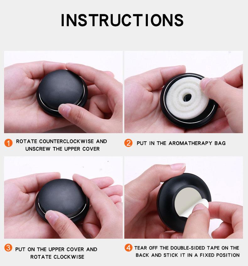 MZFK7 Car Air Freshener Instrument Flavor Perfume Diffuser UFO Shape For BMW M e46 e90 e60 f30 f10 e39 e36 g20 g30 f20 e87 Accessories