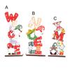 Christmas Decoration Hollow Out Wooden New Year Gift Reusable Durable Christmas Decoration Letter Shape Colorful Wooden Xmas Ornaments for Christmas