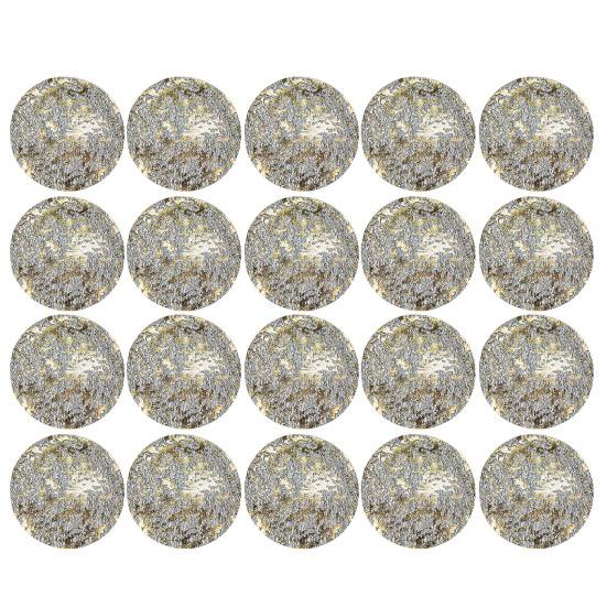 10/20 шт. салфетки из золотой фольги, прессованные одноразовые коврики для стола, нескользящие термостойкие коврики для кухонного стола, украшения для вечеринок