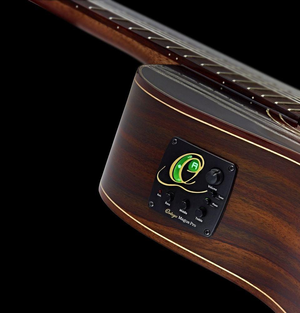 ORTEGA Classic Guitar FAMILY Series PRO Solid Spruce Top Electric Характеристики RCE145LBK Чехол для левшей (Концерт включен) []