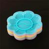 10-Hole Aluminum Circular Palette Art Paint Drawing Tray Color Palettes For Oil Watercolour Painting Pallet Office Supplies