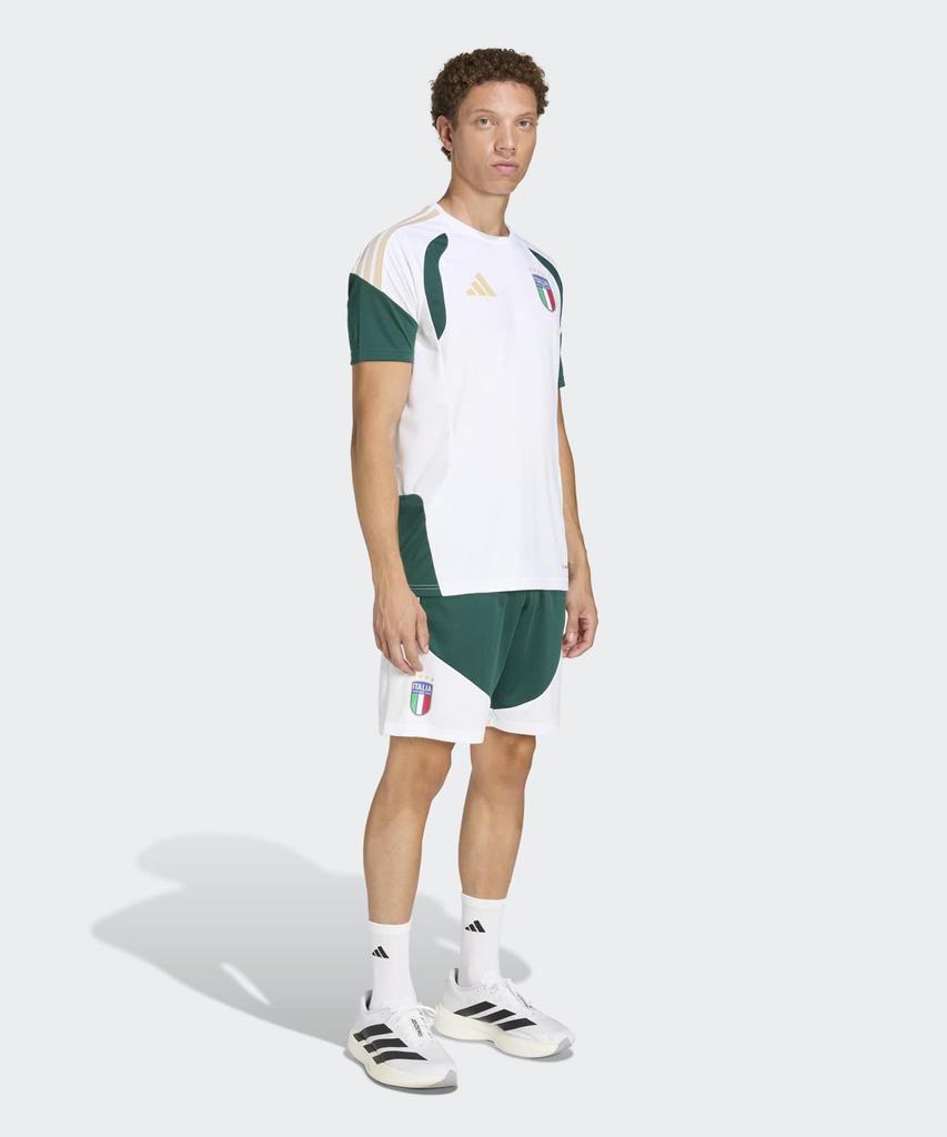 adidas Италия 26 Тренировочная футболка Tiro - Белая:Зеленый / Jz9375