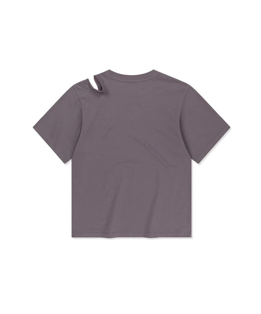 Футболка BROWNBREATH с вырезами W - Лавандовая