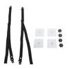 2Pcs Adjustable TV Safety Straps Adhesive Anti Tip Furniture Anchors for Baby Proofing Flat Screens