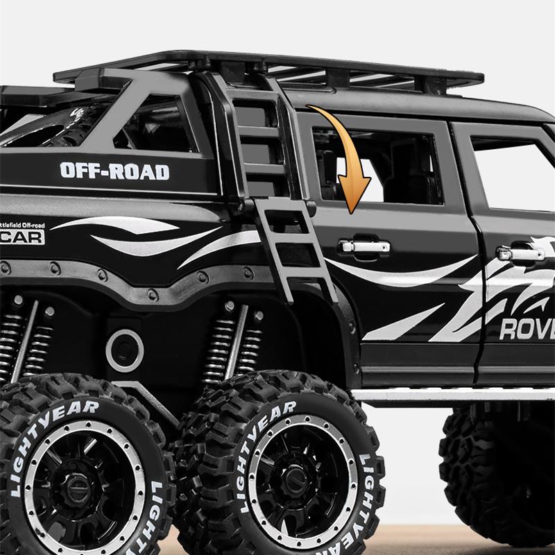 1/24 Land Range Rover Defender Сплав Пикап Модель Автомобиля Литье под Давлением Металл Внедорожники Модель Автомобиля Звук Свет Детские Игрушки Подарок