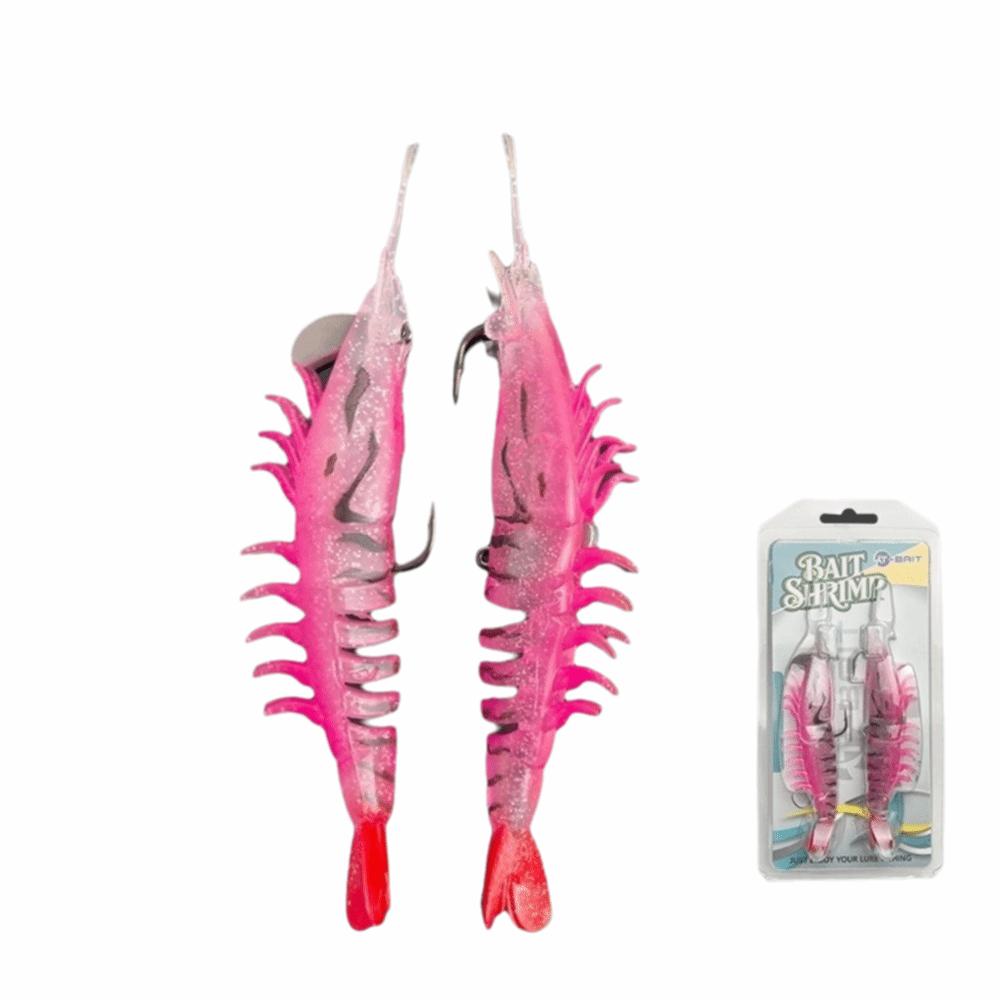 Multi-Joint Design Soft Shrimp Fishing Lure 9.5cm Length Unrigged Hookless Lure Pesca Tackle Use