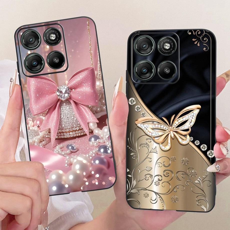 Цветочный Мультяшный Модный Дизайн Чехол Для Телефона Для Motorola Moto G77 G67 5G Funda Мягкий Силикон Матовая Задняя Крышка XT2621-2 XT2621-4