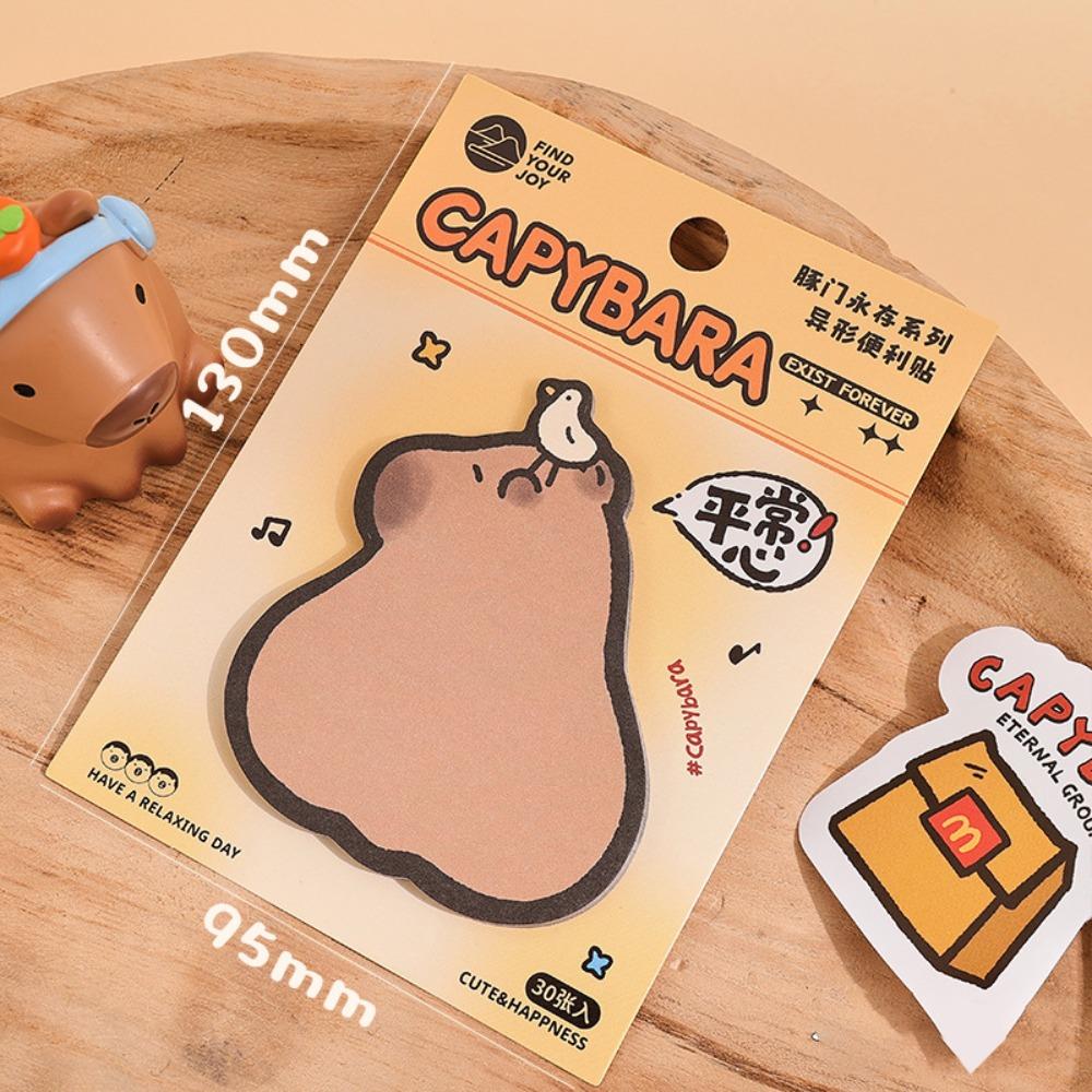 30pcs Capybara Sticky Notes Thickened To Do List Planner Notepad Memo Pad Paper  Student