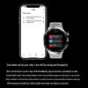 Desstoo Black Round Smartwatch 4 with Heart Rate, NFC, and Multifunctional Sports Features