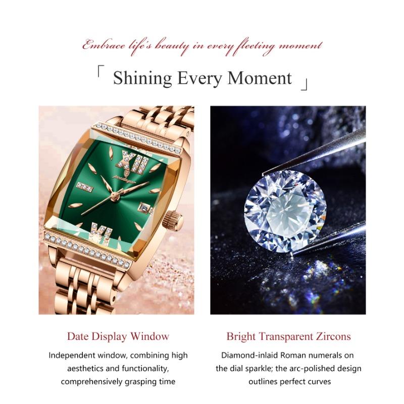 POEDAGAR Fashion Original Woman Clock Waterproof Date Elegant Ladies Watch Stainless Steel Casual Quartz Watches Reloj
