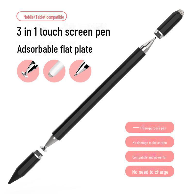 Magnetic Multi-Function Metal Stylus for Touch Screens (Apple & Huawei Compatible)