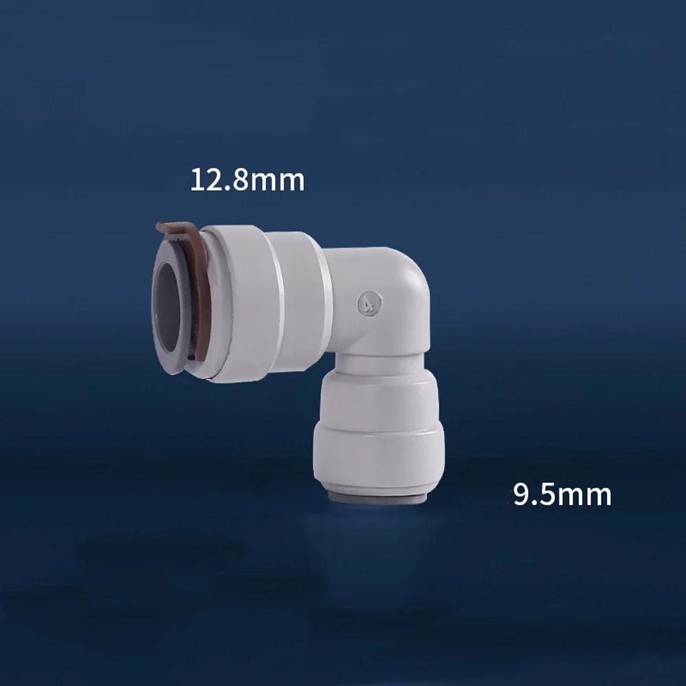 Фитинг 3/8" 1/2" НАР. ДИАМ. X 3/8" ТРУБКА Прямой Угольник Тройник POM Быстроразъемное Соединение для Аквариума RO Фильтра Воды Системы Обратного Осмоса