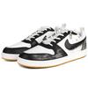 Nike Court Borough Abrasion Resistant Low top Skateboard Shoes Men's Black White Brown 844881-100(Team1453-)