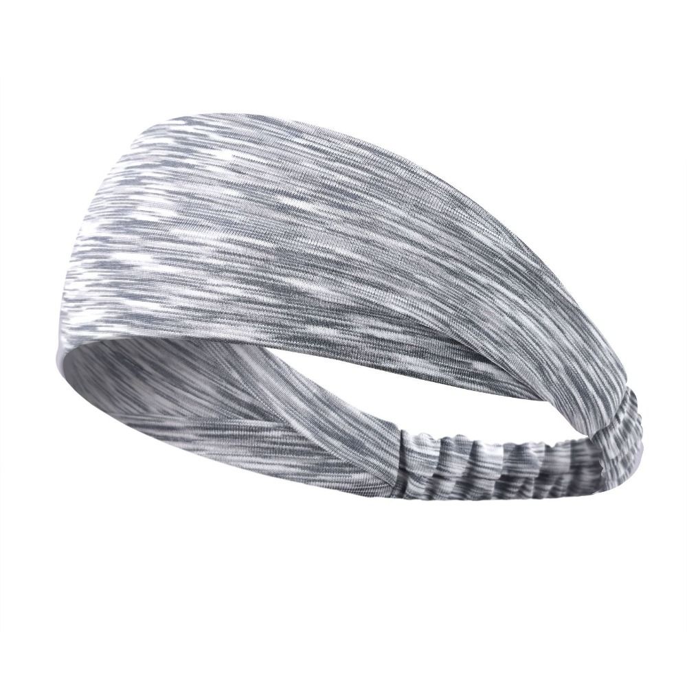 Эластичные спортивные повязки на голову, нескользящая повязка на голову, новые широкие повязки для волос, спортивные повязки