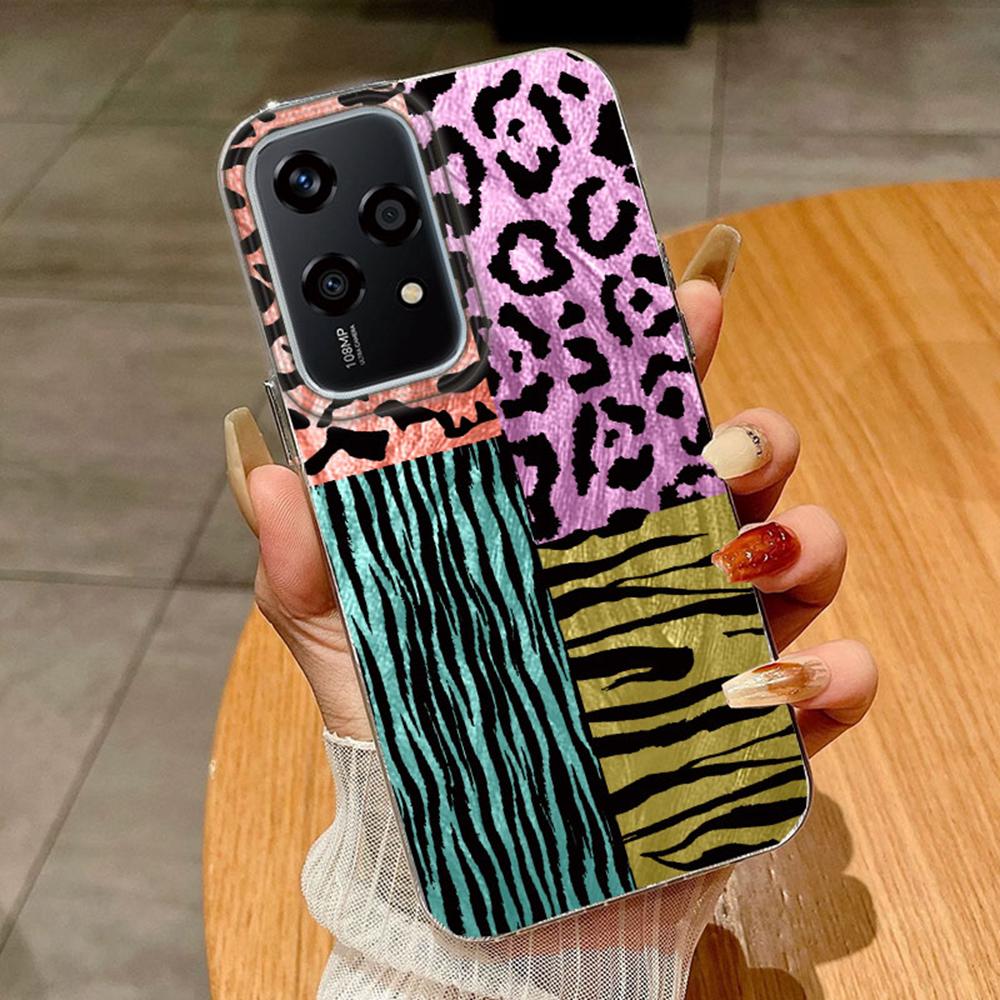 Чехол с цветной бабочкой и градиентом для Huawei Honor 400 200 Magic5 Lite 200 Pro X9a X9c X8a, чехлы для телефонов, мягкий силиконовый бампер, жесткая задняя крышка из ПК