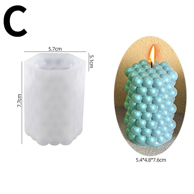 1 шт. силиконовая форма для свечей в виде геометрического пузыря разных стилей, сферический фонарь, кристальная эпоксидная смола, декор