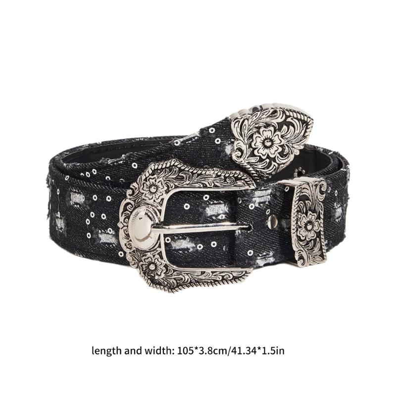 Потертый пояс для джинсов, регулируемый по размеру, пояс для талии для женщин, для джинсов, юбки, пальто