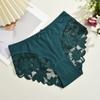 S-XXL Женские кружевные трусики пэчворк бесшовное нижнее белье сексуальные роскошные с вырезами однотонные слипы для девочек со средней посадкой дышащее нижнее белье