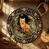 Эклектичный ковер Eclectic Fox – Причудливый декор спальни в стиле коттеджкор – Цветочный дизайн в стиле Морриса, Мягкий мистический коврик для уютной комнаты