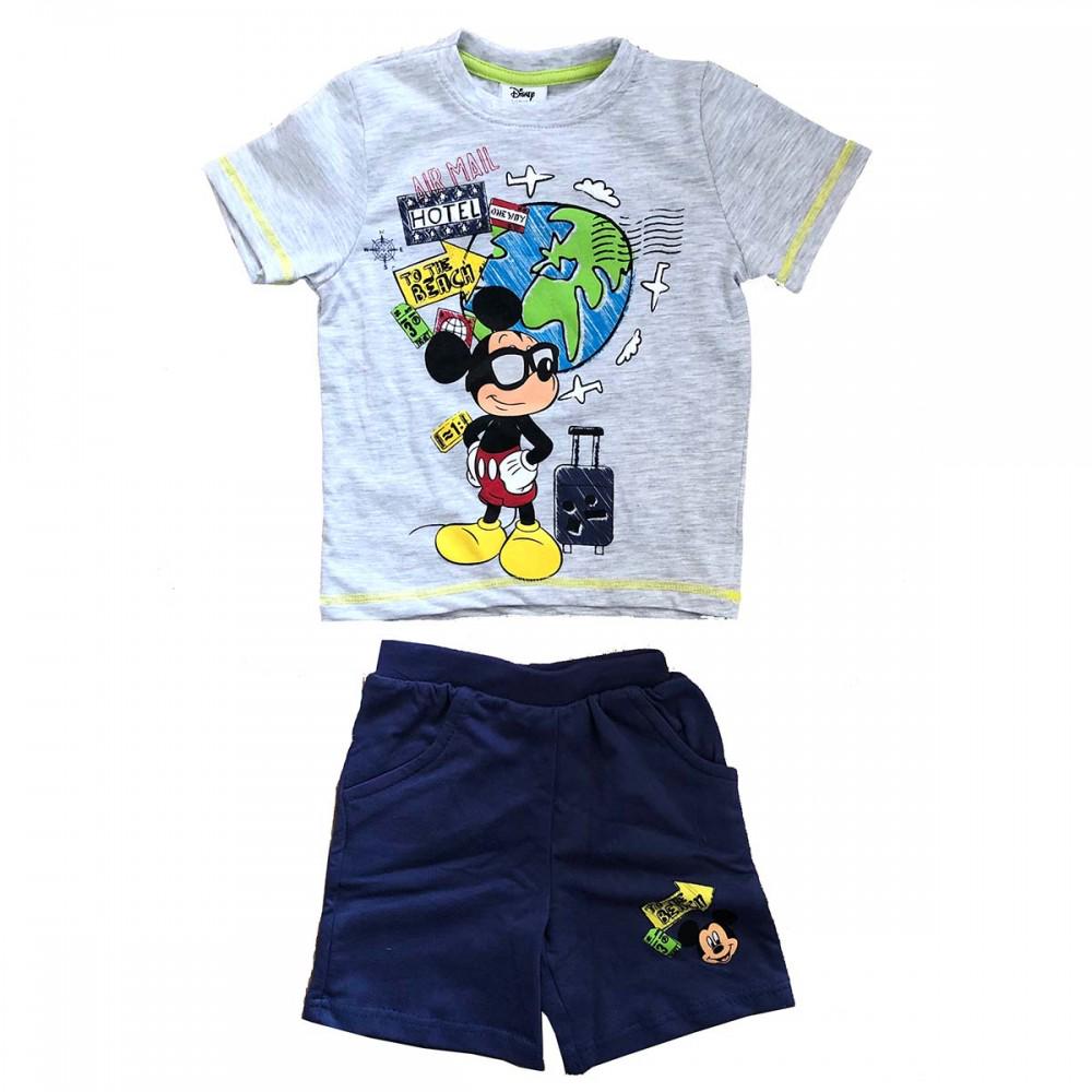 Пижама Микки с короткими рукавами для мальчика - Серый