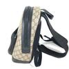Gucci 429020 Рюкзак с логотипом GG Supreme Бежевый/Черный
